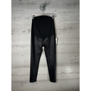 Isabel by Ingrid‎ & Isabel Leggings Maternity Medium Black High Gloss YJ2161